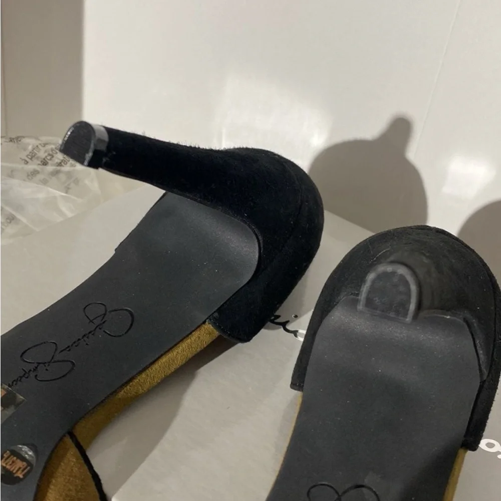 Jessica Simpson Seville D’Orsay Suede Pumps In Bronze - Picture 10 of 14